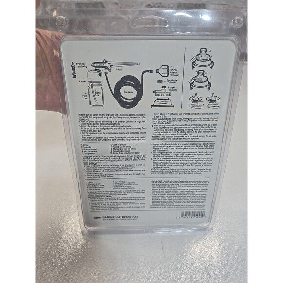 Badger Air-Brush Co Basic SPRAY GUN 250-2  Spray Gun Basic Set - Picture 6 of 8